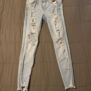 Aeropostale ripped jeans